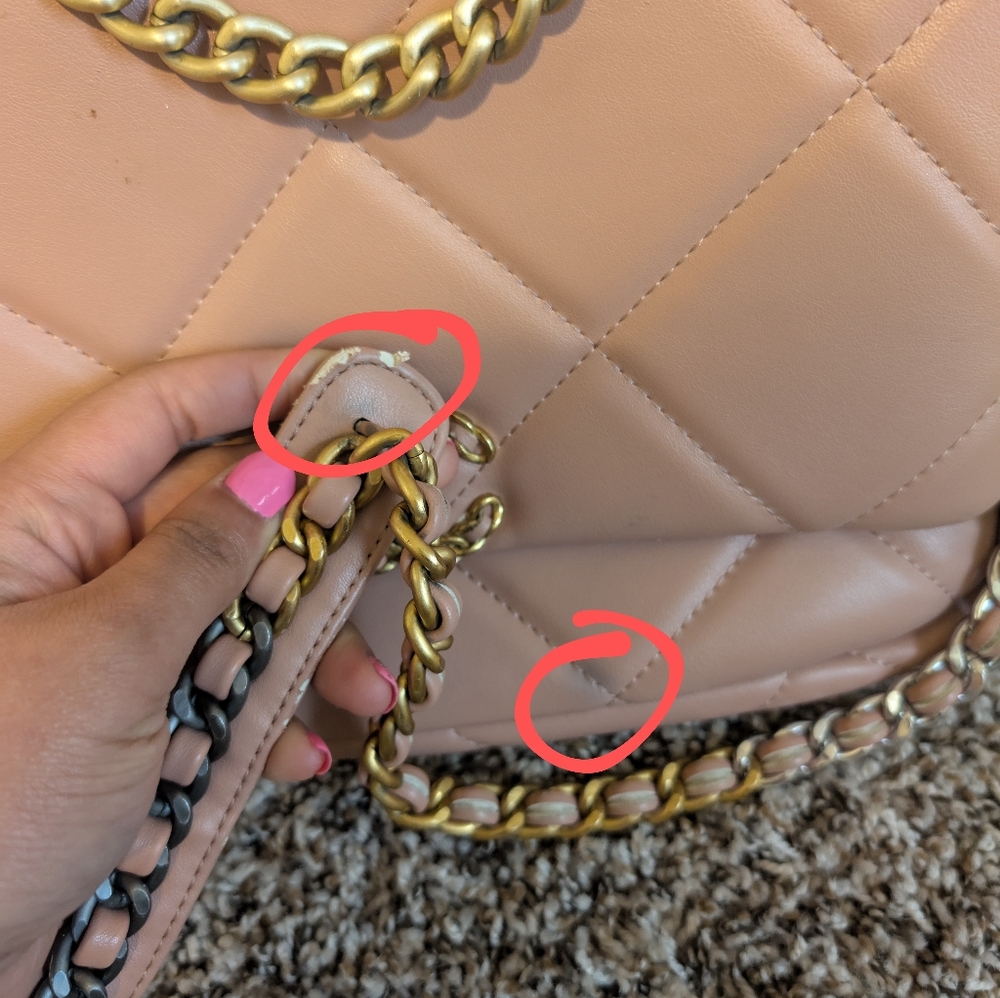 Nude Pink Flap Bag - Picture 3 of 12